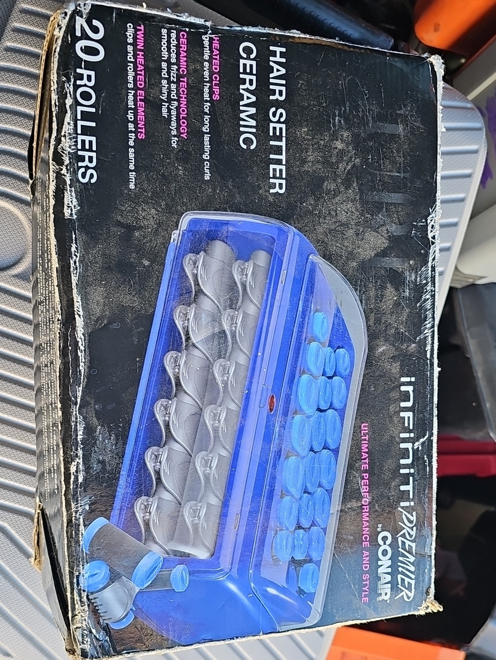 Conair Infiniti Premier Ceramic 20-Roller Hot Roller Set (with Heated Clips!)